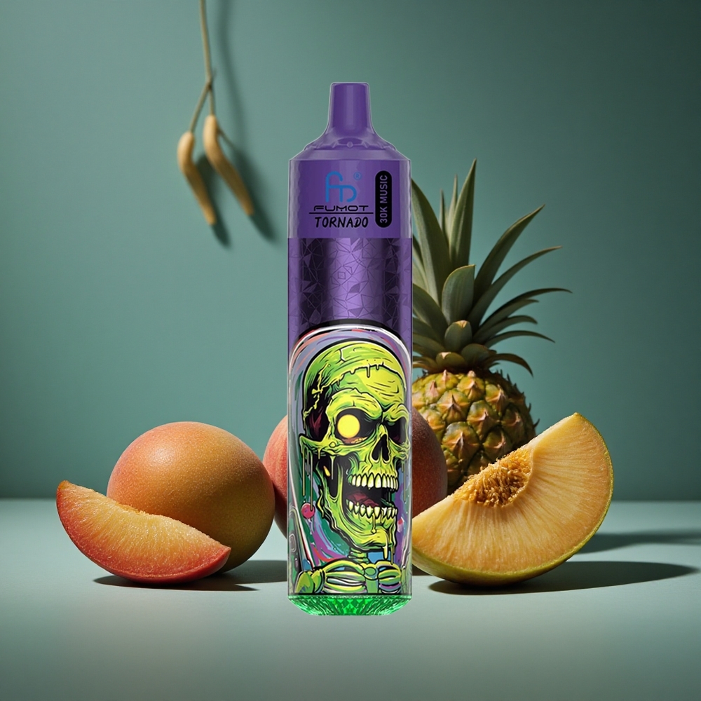 Fumot RandM Tornado 30000 Puffs Persika Mango Ananas 30mL Förfylld Sweden wholesale