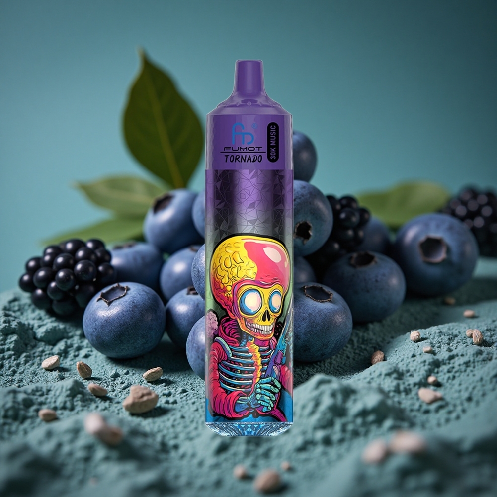 Fumot RandM Tornado 30000 puffar Blåbär Svartvinbär 30mL Sweden wholesale