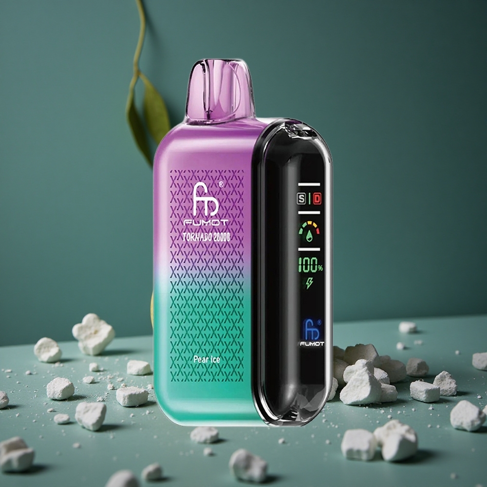 Fumot Tornado 20000 Puffs Engångsvape Päron Is 20ml E-vätska Sweden wholesale