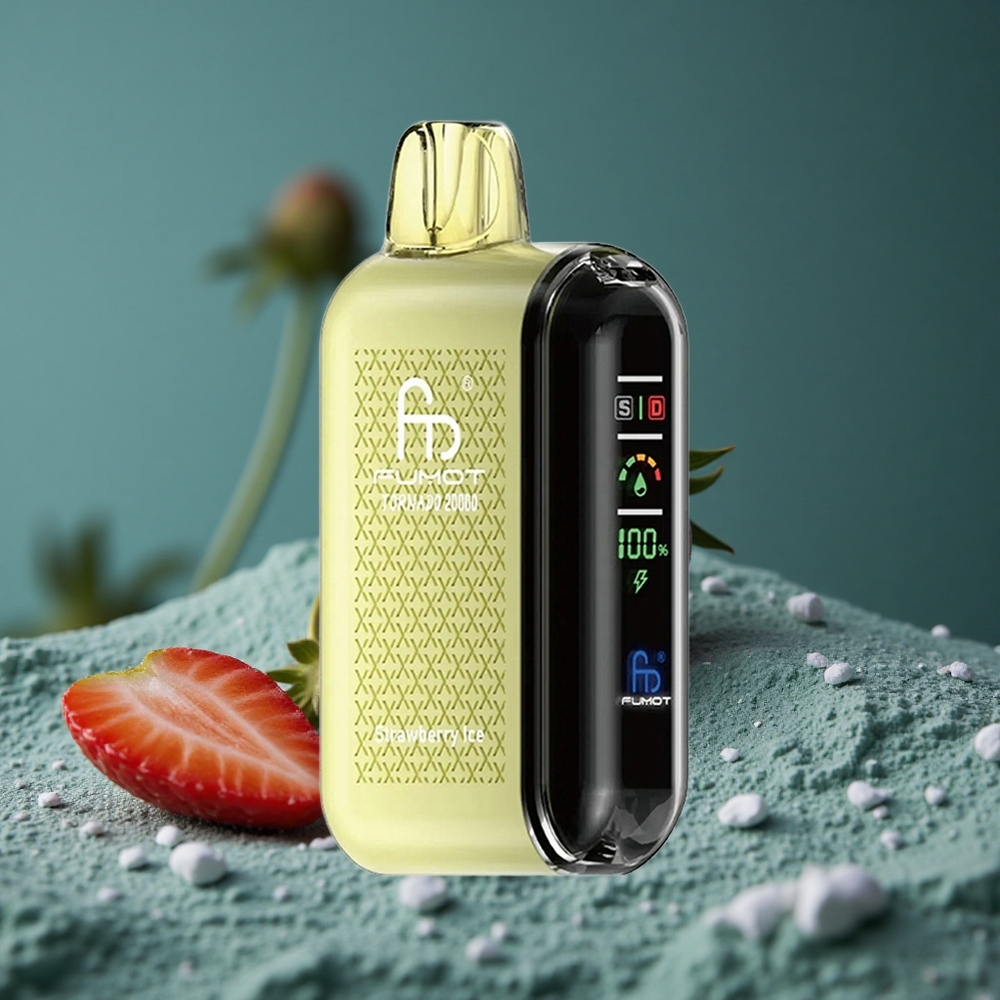 Fumot Tornado 20000 Puffs Jordgubb Is Dual Mesh Coil Sweden wholesale