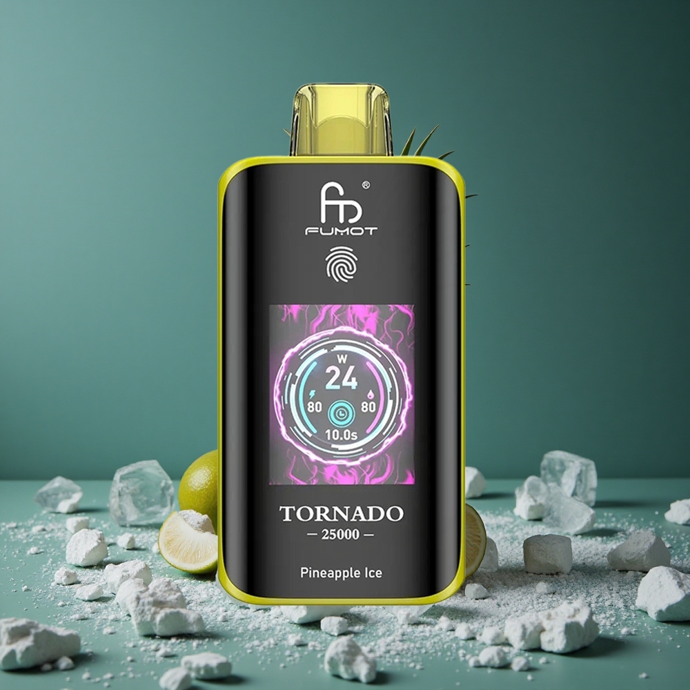 Fumot Tornado 25000 Puffs Ananas Is HD Skärm Sweden wholesale