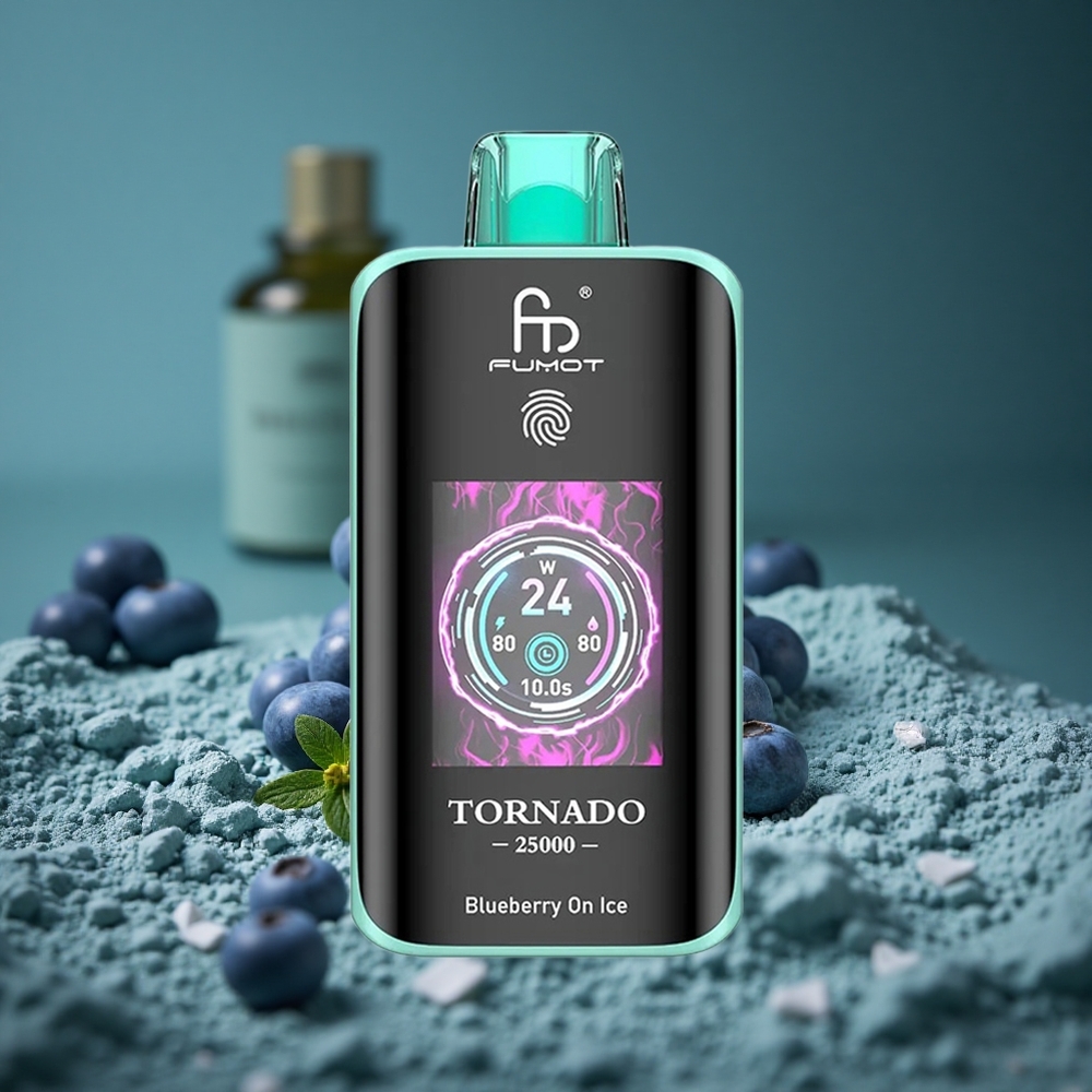 Fumot Tornado 25000 Puffs Blåbär På Is HD Skärm Sweden wholesale