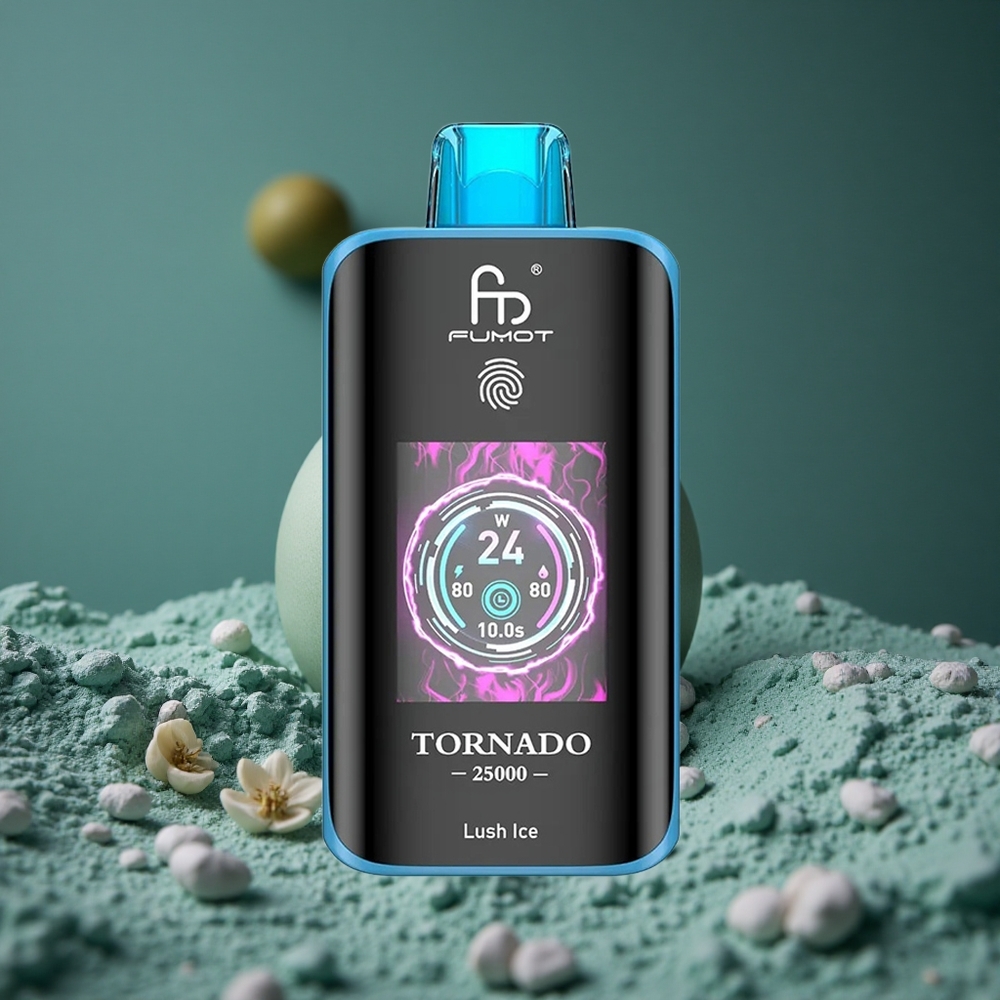 Fumot Tornado 25000 Puffs Lush Is (Saftig Is) HD Skärm Sweden wholesale