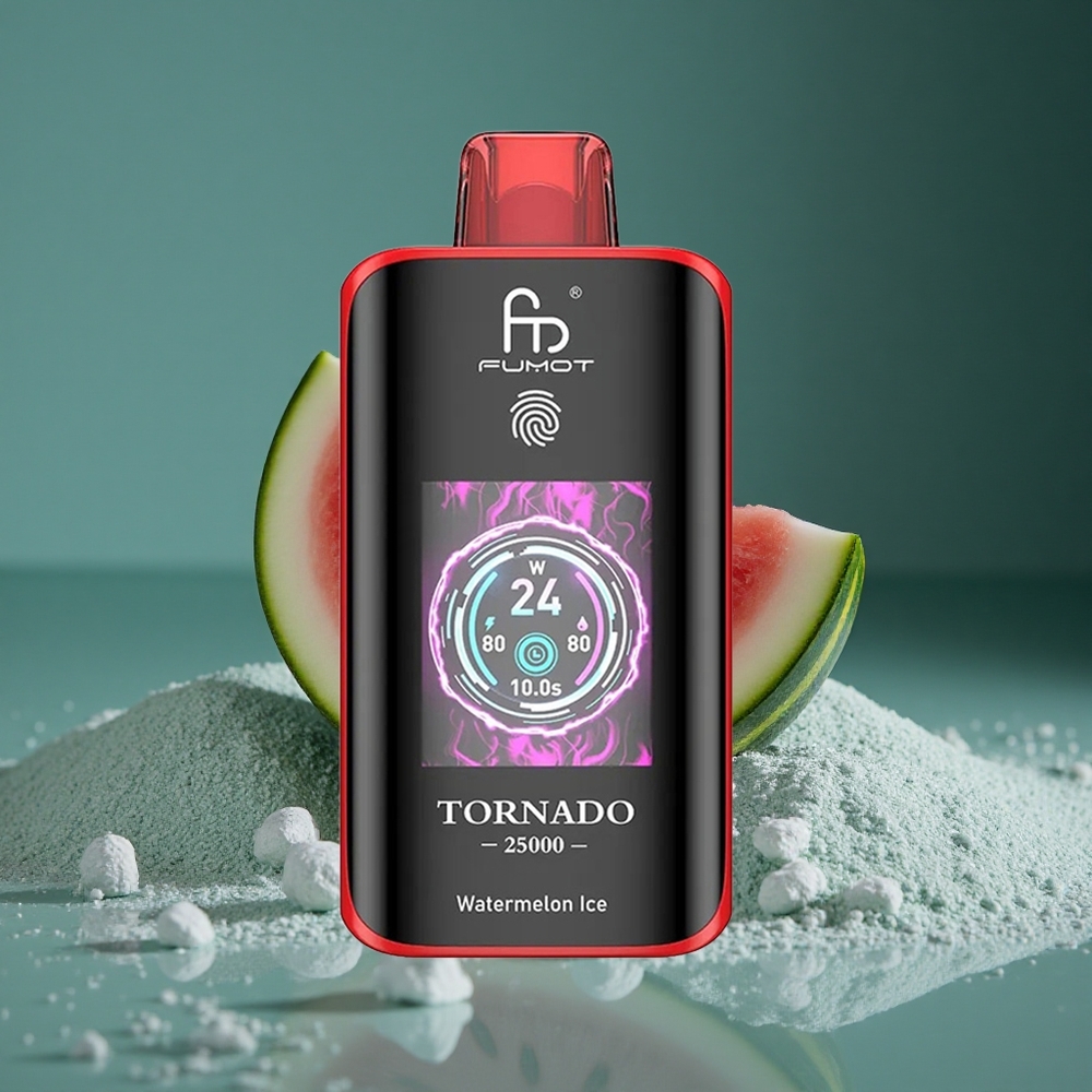 Fumot Tornado 25000 Puffs Vattenmelon Is HD Skärm Sweden wholesale