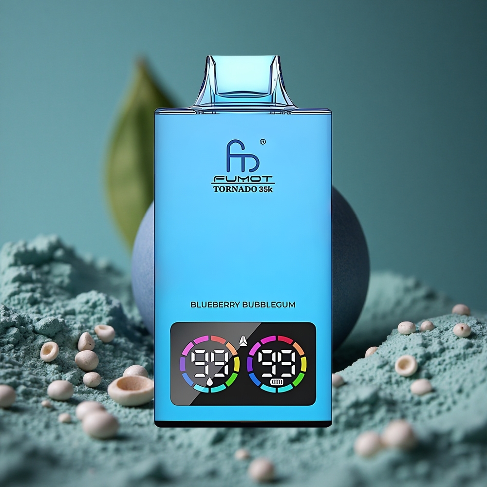 Fumot Tornado 35000 Blåbär Tuggummi Dual Mesh Coil Sweden wholesale