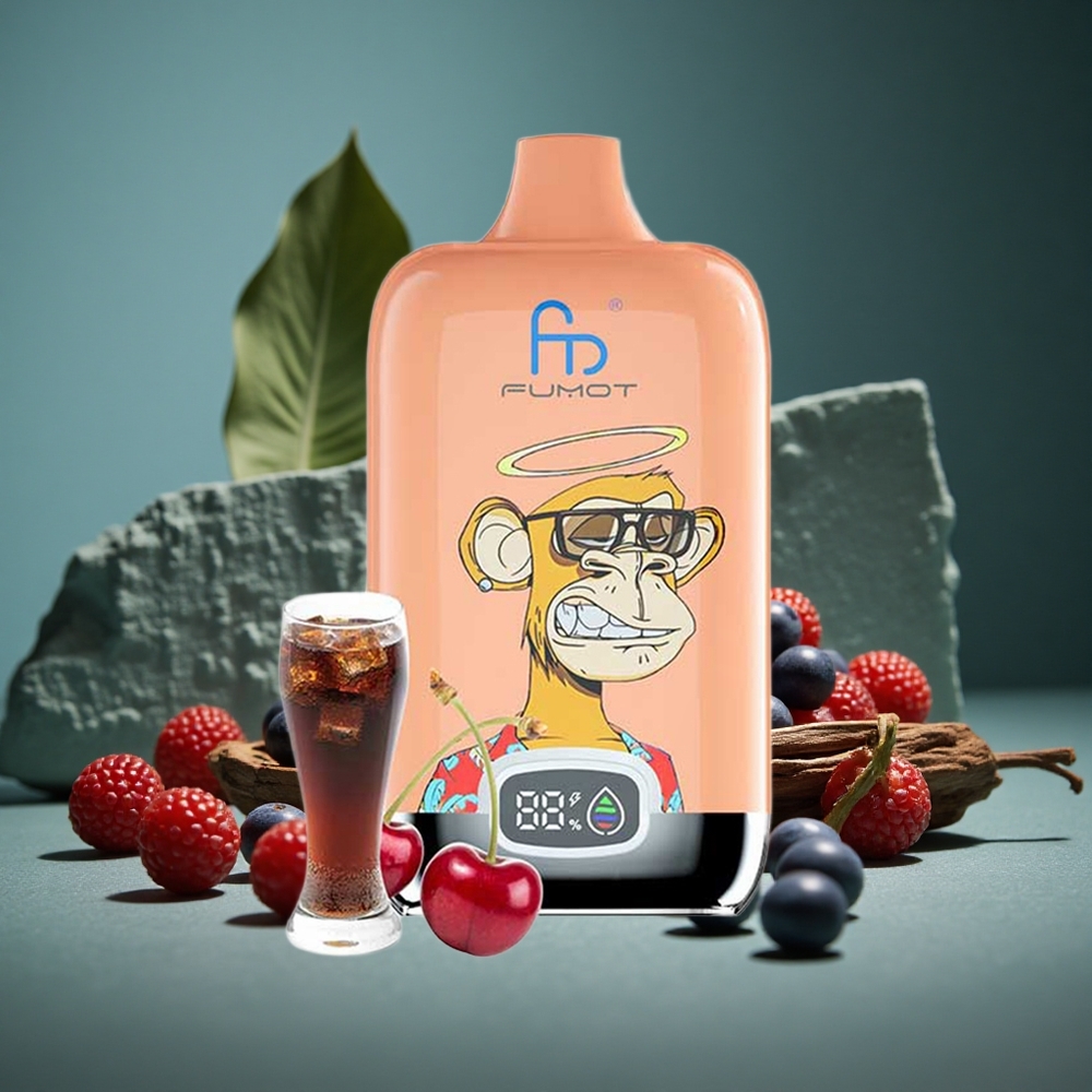 Fumot Tornado Digital Box 12000 Puffs Blandade Bär 20ml E-Liquid Sverige Wholesale