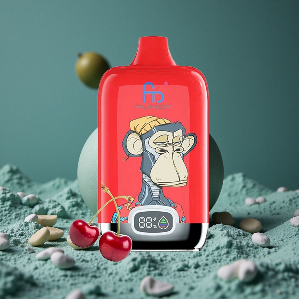 Fumot Tornado Digital Box 12000 Puffs Isglass Engångsvape MTL-drag 20ml E-Liquid Sweden wholesale