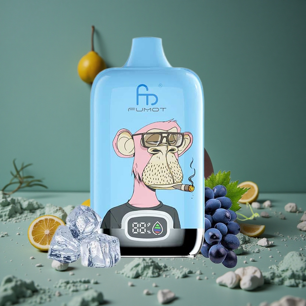 Fumot Tornado Digital Box 12000 Puffs Rosa Citron Smak 20ml E-Liquid Sweden wholesale